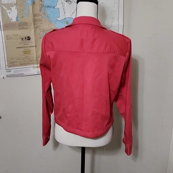 NWOT "LIVERPOOL" CORAL JACKET SZ S - Picture 4 of 6